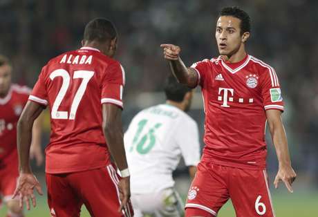 Filho do brasileiro Mazinho, Thiago marcou o segundo gol do Bayern <p>Filho do brasileiro Mazinho, Thiago marcou o segundo gol do Bayern</p>