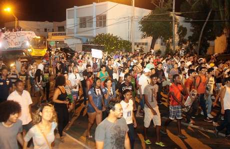 O movimento saiu da praça Deodoro, no centro da cidade, até a praça Dom Pedro II, onde fica o Palácio dos Leões, sede do poder Executivo estadual O movimento saiu da praça Deodoro, no centro da cidade, até a praça Dom Pedro II, onde fica o Palácio dos Leões, sede do poder Executivo estadual