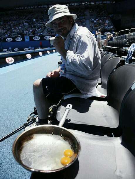 Twitter @Tsonga7 Esta es la imagen que Tsonga subió a su Twitter