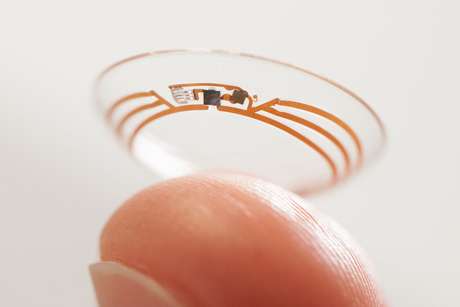 Lentes de contato terão um chip que fará a medição Lentes de contato terão um chip que fará a medição
