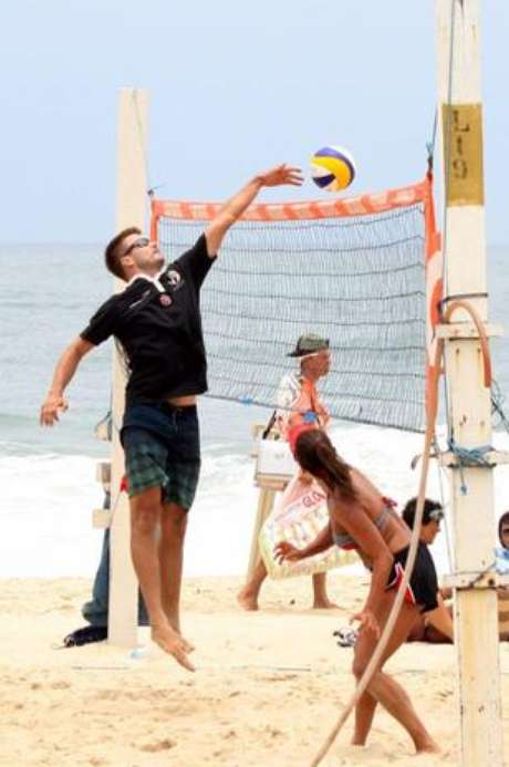 Rodrigo Hilbert é constantemente visto em partidas de vôlei <p>Rodrigo Hilbert é constantemente visto em partidas de vôlei</p>