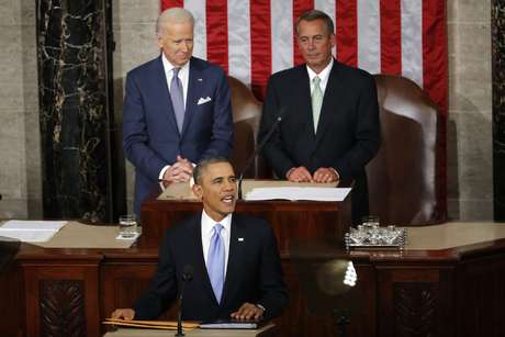 AP en español <p>Obama alabó la labor de su esposa Michelle Obama. </p>