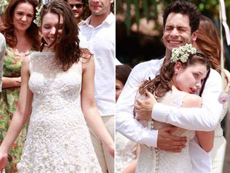 Após se casar com Rafael (Rainer Cadete), Linda (Bruna Linzmeyer) faz sucesso como pintora <p>Após se casar com Rafael (Rainer Cadete), Linda (Bruna Linzmeyer) faz sucesso como pintora</p>