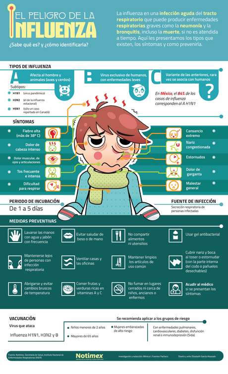 Conoce Que Es La Influenza AH1N1 Y Medidas De Prevención. Infografía