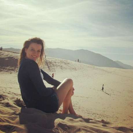 Karin Goss saiu de São Paulo e se mudou para Florianópolis, capital catarinense Karin Goss saiu de São Paulo e se mudou para Florianópolis, capital catarinense