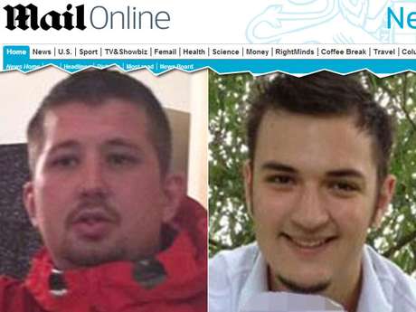 Stephen Brookes, à esquerda, e Isaac Richardson, à direita, são as primeiras vítimas fatais do NekNominate, na Inglaterra Stephen Brookes, à esquerda, e Isaac Richardson, à direita, são as primeiras vítimas fatais do NekNominate, na Inglaterra