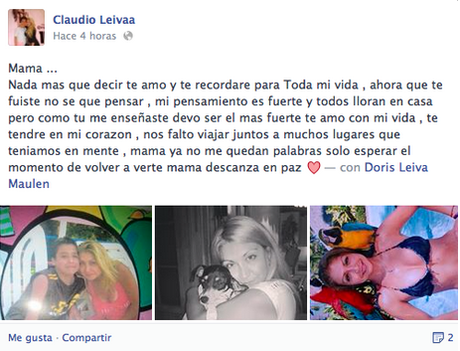Reproducción Facebook. <p>La bailarina perdió la vida tras impactar con un árbol.</p>