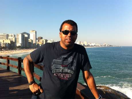 O jornalista Santiago Andrade, em fotografia de arquivo pessoal divulgada pela Rede Bandeirantes O jornalista Santiago Andrade, em fotografia de arquivo pessoal divulgada pela Rede Bandeirantes