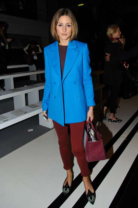 Olivia Palermo usou uma sapatilha de bico fino para assistir ao desfile da grife de bolsas Anya Hindmarch, nesta terça-feira (17), durante a semana de moda de Londres Olivia Palermo usou uma sapatilha de bico fino para assistir ao desfile da grife de bolsas Anya Hindmarch, nesta terça-feira (17), durante a semana de moda de Londres