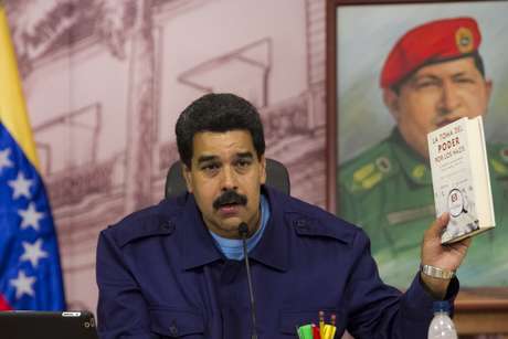 Presidente venezuelano, Nicolas Maduro, fala em entrevista coletiva Presidente venezuelano, Nicolas Maduro, fala em entrevista coletiva