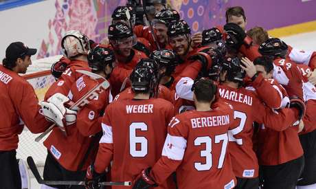 Canadá levou medalha de ouro no hóquei sobre o gelo Canadá levou medalha de ouro no hóquei sobre o gelo