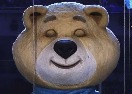 Mascote urso chorou ao fim, em repetição dos Jogos de Verão de Moscou, em 1980 <p>Mascote urso chorou ao fim, em repetição dos Jogos de Verão de Moscou, em 1980</p>