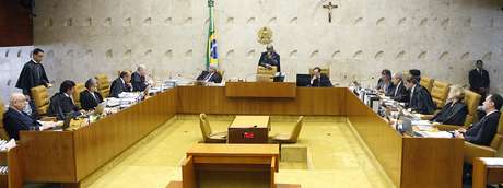 Plenário do STF durante sessão em fevereiro de 2014 <p>Plenário do STF durante sessão em fevereiro de 2014</p>