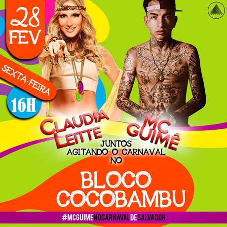 MC Guimê e Claudio Leitte cantarão juntos em Salvador <p>MC Guimê e Claudio Leitte cantarão juntos em Salvador</p>