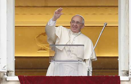 Papa Francisco conduz sua benção dominical na Praça São Pedro, no Vaticano, em 2 de março Papa Francisco conduz sua benção dominical na Praça São Pedro, no Vaticano, em 2 de março