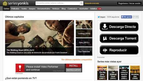 Captura <p>En el 2012 acusaron a Series Yonkis de generar tráfico a Megaupload.</p>
