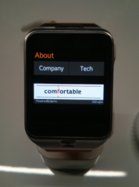 Smart watch da Samsung testou o aplicativo para leitura de e-mails Smart watch da Samsung testou o aplicativo para leitura de e-mails