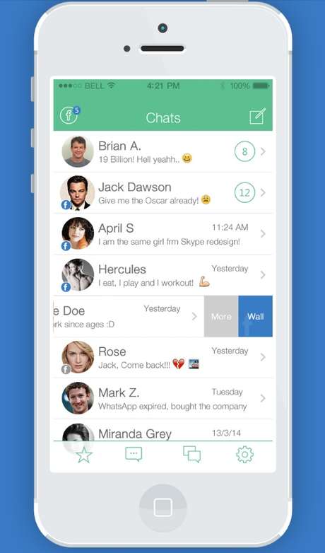 Empresa indiana imaginou esta nova interface para o WhatsApp Empresa indiana imaginou esta nova interface para o WhatsApp