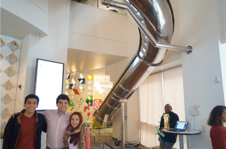 Reproducción El primer destino fue las oficinas de la multinacional Google.