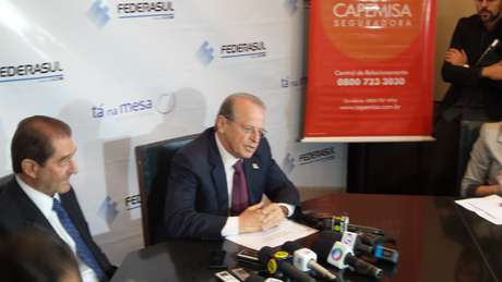 Governador do Rio Grande do Sul durante entrevista na Federasul (foto de arquivo) <p>Governador do Rio Grande do Sul durante entrevista na Federasul (foto de arquivo)</p>