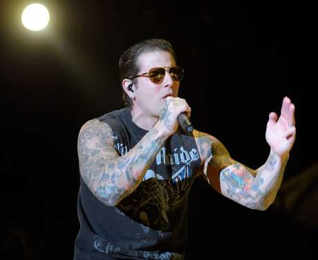 M. Shadows é vocalista do Avenged Sevenfold M. Shadows é vocalista do Avenged Sevenfold