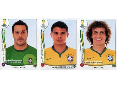 Júlio César, Thiago Silva e David Luiz Júlio César, Thiago Silva e David Luiz