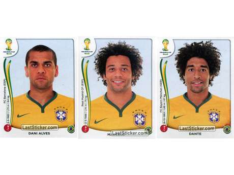 Daniel Alves, Marcelo e Dante Daniel Alves, Marcelo e Dante