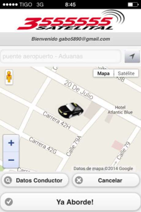 Difusión Taxi Satelital