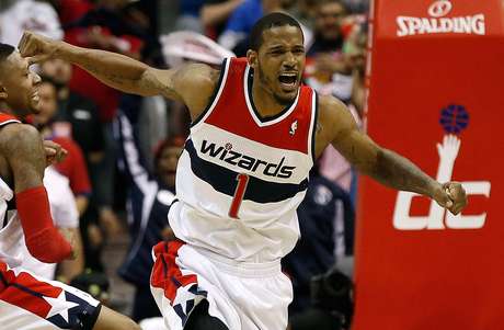 Trevor Ariza foi o destaque dos Wizards Trevor Ariza foi o destaque dos Wizards