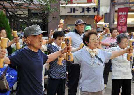 A proporção de habitantes com 65 anos ou mais será de 40% da população japonesa, em 2060 <p>A proporção de habitantes com 65 anos ou mais será de 40% da população japonesa, em 2060</p>