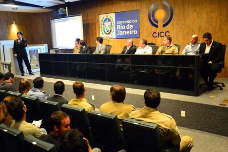 Coletiva de apresentação do plano de segurança que será implantado durante a Copa Coletiva de apresentação do plano de segurança que será implantado durante a Copa