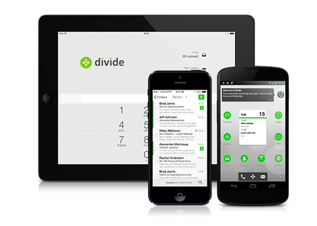 O Divide separa dados profissionais e corporativos contidos no celular <p>O Divide separa dados profissionais e corporativos contidos no celular</p>
