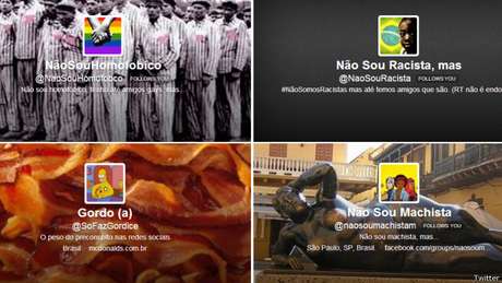 Perfis que expõem comentários preconceituosos se espalham pelo Twitter Perfis que expõem comentários preconceituosos se espalham pelo Twitter