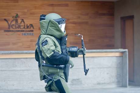 Agente participa de treinamento no local que receberá a Seleção do Equador, na região metropolitana de Porto Alegre <p>Agente participa de treinamento no local que receberá a Seleção do Equador, na região metropolitana de Porto Alegre</p>