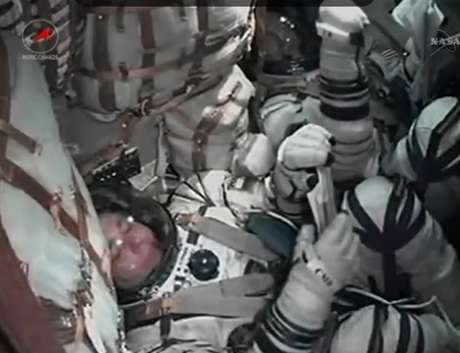 O lançamento do foguete foi transmitido ao vivo pela Nasa <p>O lançamento do foguete foi transmitido ao vivo pela Nasa</p>