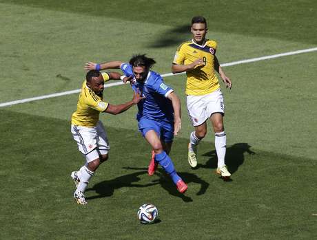 Colômbia e Grécia fazem o primeiro jogo no Mineirão na Copa <p>Colômbia e Grécia fazem o primeiro jogo no Mineirão na Copa</p>
