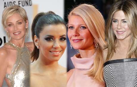 Fãs de tratamentos estéticos e cirurgias plásticas, famosas como Sharon Stone, Eva Longoria, Gwyneth Paltrow e Jennifer Aniston também investem em dietas e exercícios para fugir das gordurinhas localizadas Fãs de tratamentos estéticos e cirurgias plásticas, famosas como Sharon Stone, Eva Longoria, Gwyneth Paltrow e Jennifer Aniston também investem em dietas e exercícios para fugir das gordurinhas localizadas