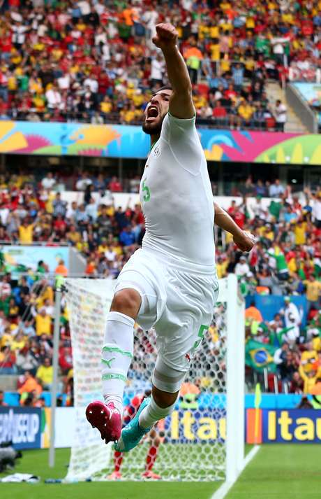 Rafik Halliche comemora gol contra a Coreia do Sul <p>Rafik Halliche comemora gol contra a Coreia do Sul</p>