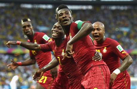 O ganês Gyan superou Milla como maior artilheiro africano <p>O ganês Gyan superou Milla como maior artilheiro africano</p>