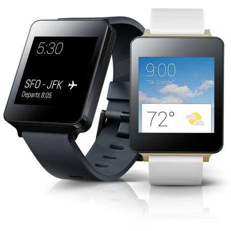 O G Watch tem bateria de 400 mAh, também é compatível com dispositivos Android 4.3 e superiores, e custa US$ 229 nos Estados Unidos O G Watch tem bateria de 400 mAh, também é compatível com dispositivos Android 4.3 e superiores, e custa US$ 229 nos Estados Unidos