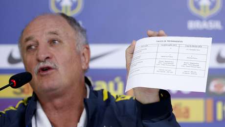 Luiz Felipe Scolari apresenta cronograma de treinos; defesa feroz do trabalho <p>Luiz Felipe Scolari apresenta cronograma de treinos; defesa feroz do trabalho </p>