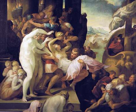 Wikimedia / Reprodução <p>O rapto de Helena (1530 - 39), por Francesco Primaticcio</p>