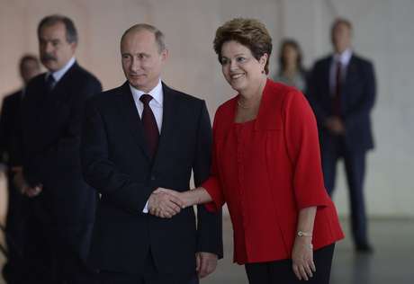 Dilma recebe o presidente da Rússia, Vladimir Putin Dilma recebe o presidente da Rússia, Vladimir Putin