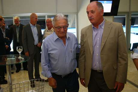 Os amigos Fábio Koff e Luiz Felipe Scolari durante evento realizado pelo Grêmio em 2013 <p>Os amigos Fábio Koff e Luiz Felipe Scolari durante evento realizado pelo Grêmio em 2013</p>