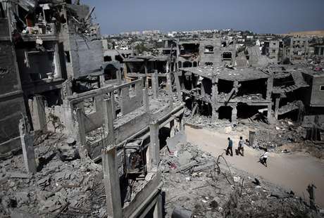 Os confrontos em Gaza já deixaram 2.090 palestinos mortos Os confrontos em Gaza já deixaram 2.090 palestinos mortos
