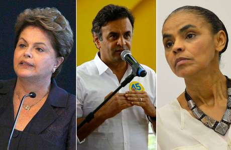 Dilma Rousseff, Aécio Neves e Marina Silva <p>Dilma Rousseff, Aécio Neves e Marina Silva</p>