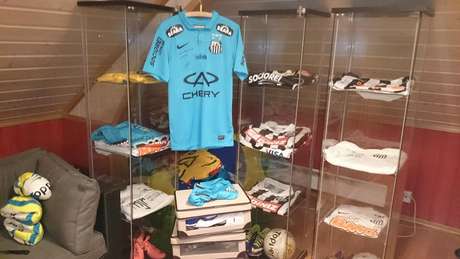 Exposição de algumas das peças de sua coleção Exposição de algumas das peças de sua coleção
