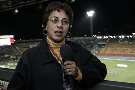 David Felipe Rincón / Terra Colombia Claudia Helena Hernández, una de las primeras mujeres que hizo periodismo deportivo en Colombia.