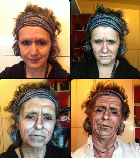 Lucia Pittalis como Keith Richards Lucia Pittalis como Keith Richards