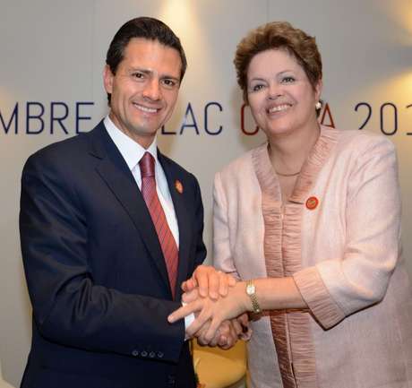 O México do presidente Enrique Peña Nieto, embarcou em reformas mais ambiciosas para abrir suas economias, e está crescendo a um ritmo mais de duas vezes acima do Brasil. <p>O México do presidente Enrique Peña Nieto, embarcou em reformas mais ambiciosas para abrir suas economias, e está crescendo a um ritmo mais de duas vezes acima do Brasil.</p>